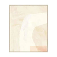 GlobeWest Sunbeam hand-painted wall art in honey sepia featuring textured suede technique with earthy tones, framed in natural Victorian Ash timber from the Sunstream Collection Wall Art