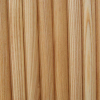 GlobeWest Benjamin Ripple Desk - Natural Ash