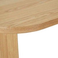 GlobeWest Orson Round Desk - Natural Ash