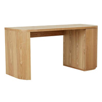 GlobeWest Orson Round Desk - Natural Ash