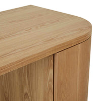 GlobeWest Orson Round Desk - Natural Ash