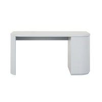 GlobeWest Orson Round Desk - Powder Blue