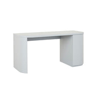 GlobeWest Orson Round Desk - Powder Blue