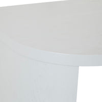 GlobeWest Orson Round Desk - Powder Blue