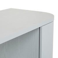 GlobeWest Orson Round Desk - Powder Blue