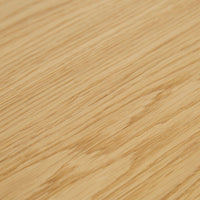 GlobeWest Seb Oval Desk - Oak