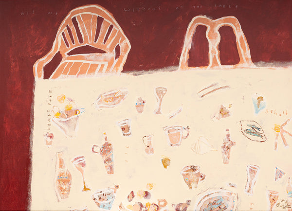 Bonnie Gray limited edition print - Lampara All are Welcome at the Table