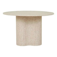 Globe West Dining Tables Globe West Artie Outdoor Wave Dining Table, Warm Sand