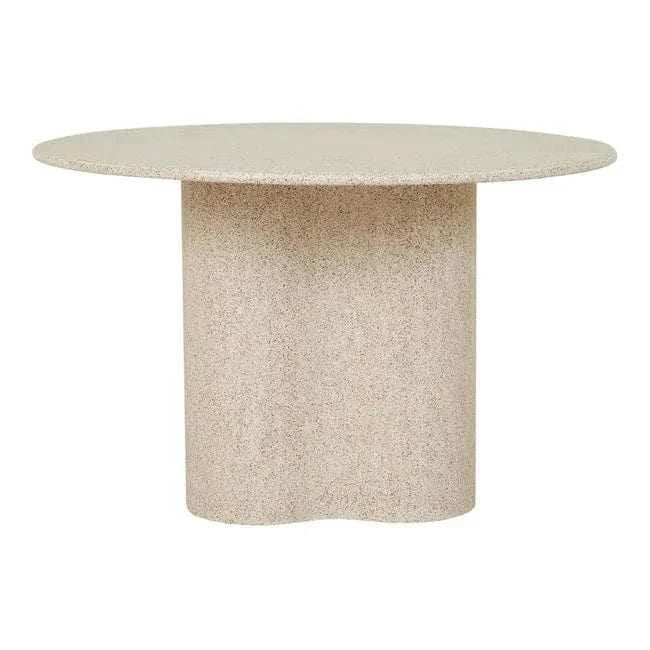 Globe West Dining Tables Globe West Artie Outdoor Wave Dining Table, Warm Sand