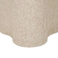 Globe West Dining Tables Globe West Artie Outdoor Wave Dining Table, Warm Sand