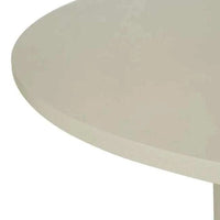 Globe West Dining Tables Benjamin Ripple Round Dining Tables - Putty