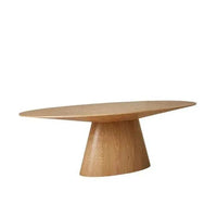 Globe West Dining Tables Globe West Classique Oval Dining Table, Natural Ash