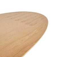 Globe West Dining Tables Globe West Classique Oval Dining Table, Natural Ash