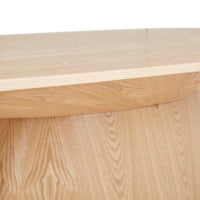 GlobeWest Classique Oval Dining Table - Natural Ash
