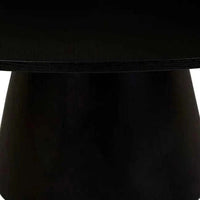 Globe West Dining Tables Globe West Classique Round Dining Table, Matte Dark Oak