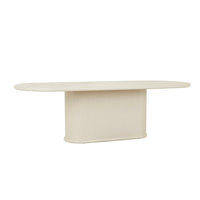 Cleo dining table, angled view