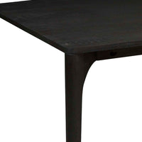 GlobeWest Huxley Curve Dining Table - Black Oak