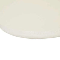 GlobeWest Leon Dining Table in porcelain with soft rounded corners and bold fluted pillar legs, seating up to 10.