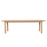 Globe West Dining Tables Linea Oslo Oval Dining Table, New Oak