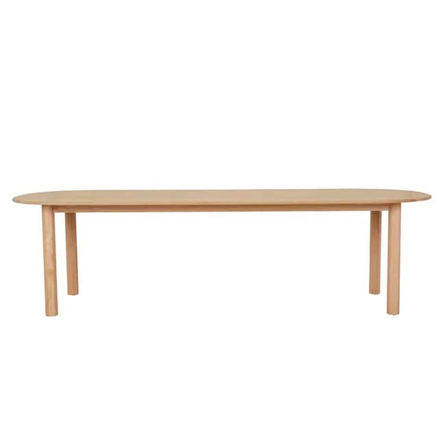 Globe West Dining Tables Linea Oslo Oval Dining Table, New Oak