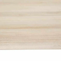 Close-up of aged teak wood surface from GlobeWest Montana Raft Dining Table with durable slatted top and natural finish