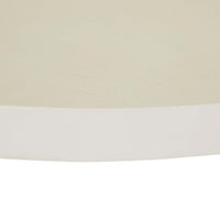GlobeWest Petra Round Dining Table - Ivory