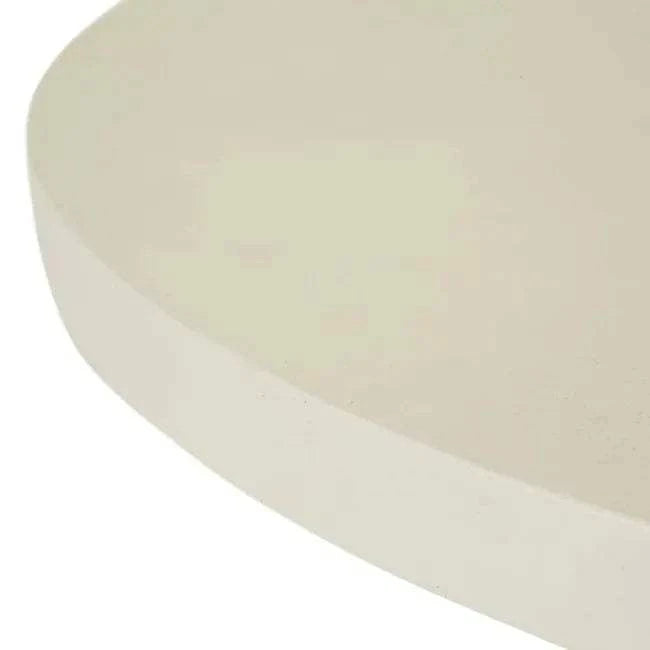 Globe West Dining Tables Globe West Petra Round Dining Table, Ivory