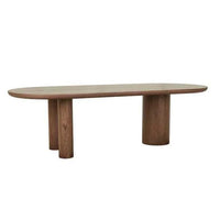 Globe West Dining Tables Globe West Seb Oval Dining Table, Walnut (Various Sizes)