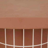 Globe West Coffee Tables Globe West Seville Tile Round Dining Table, Burnt Sienna