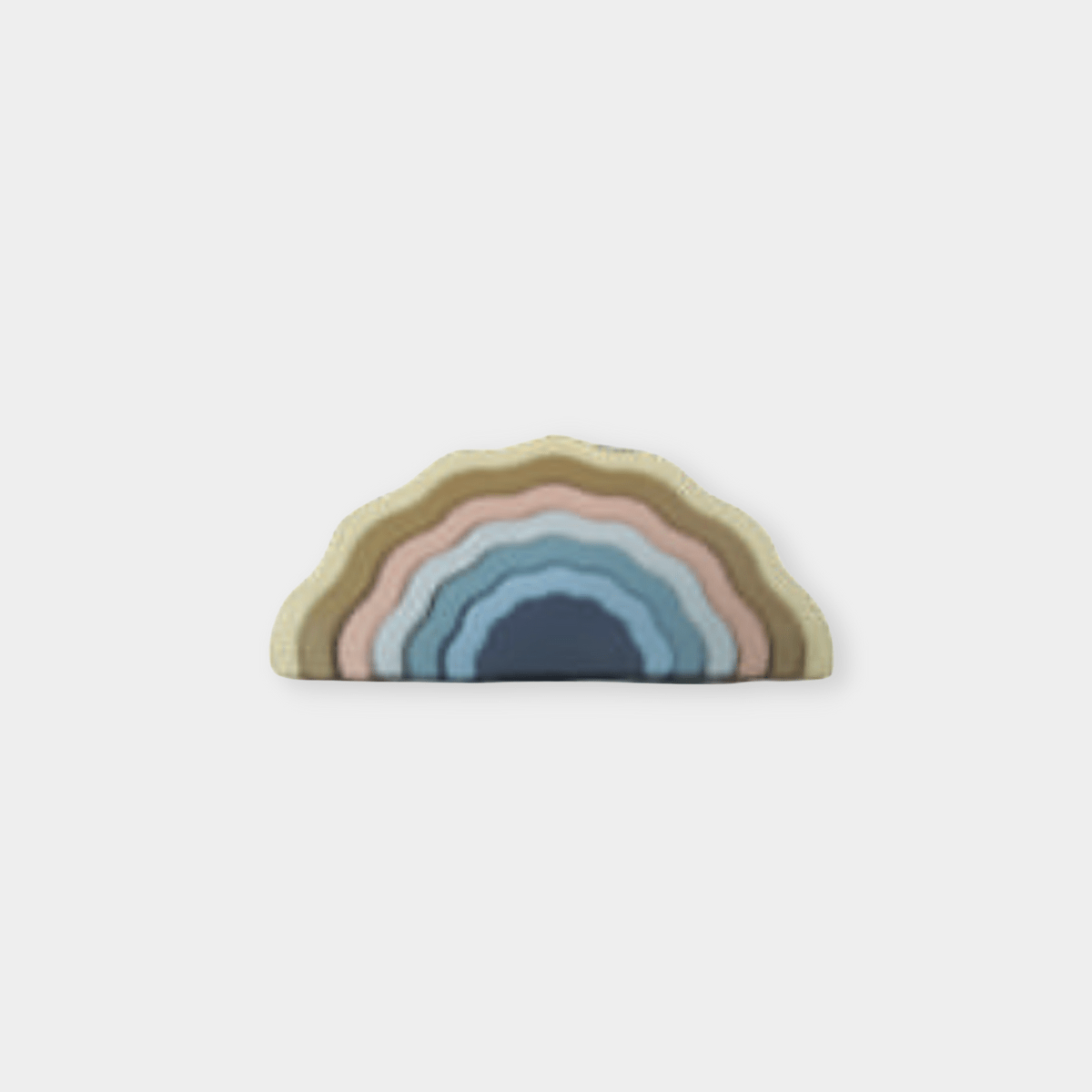 Little Drop Rainbow Toy muted silicone BPA-free sensory toy