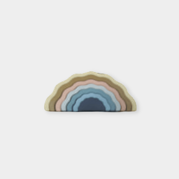 Little Drop Rainbow Toy muted silicone BPA-free sensory toy
