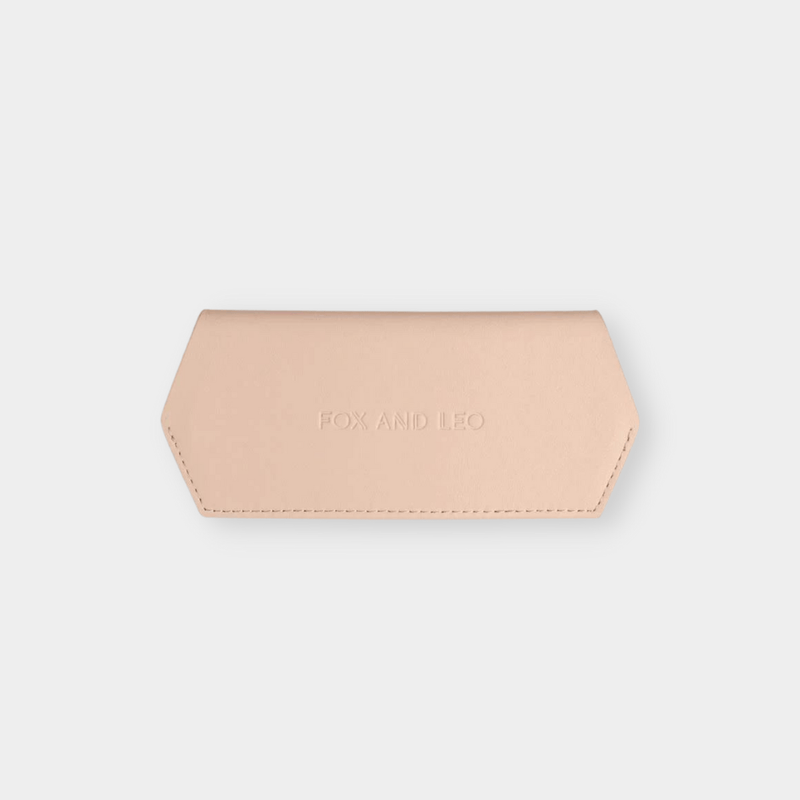 Fox and Leo Fox and Leo Glasses Case, Blush