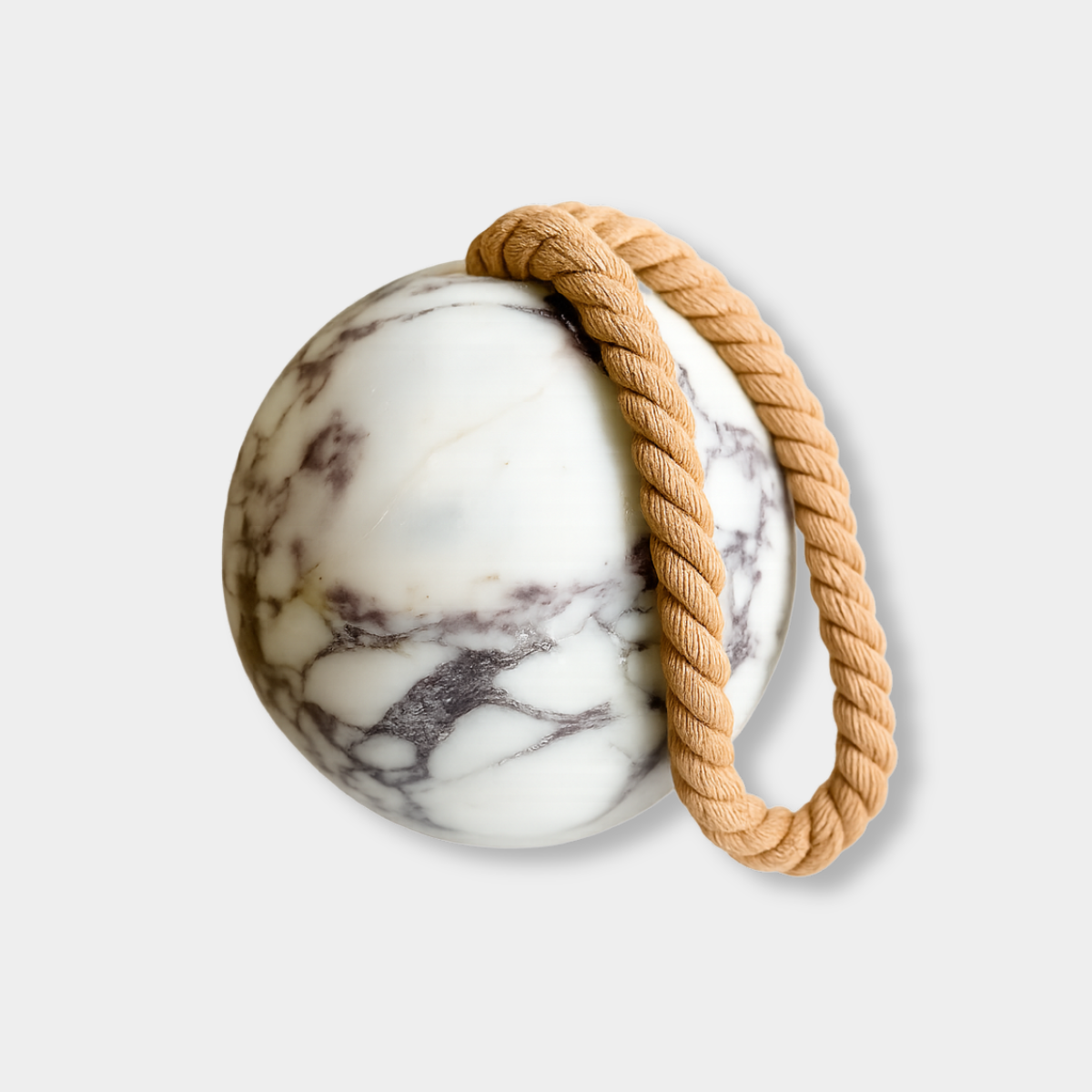 norsu STUDIO Duality Collection Marble Door Stop/Bookend – Viola Marble