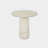 Globe West Side Tables GlobeWest Puddle Side Table - Natural Travertine
