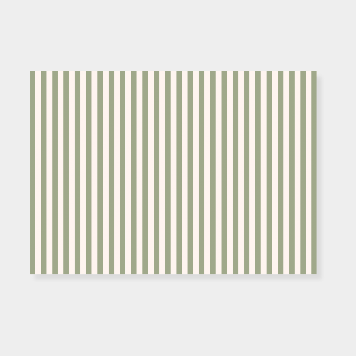 norsuSTUDIO Gift Wrapping norsu Wrapping Paper Olive Stripe