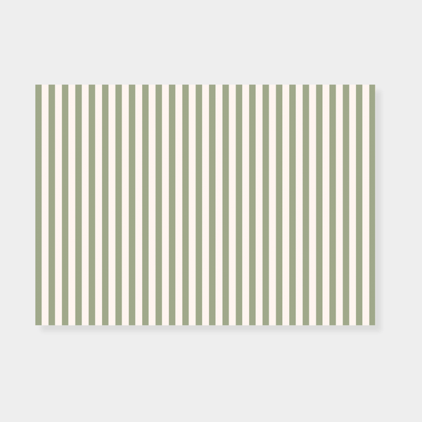 norsu STUDIO wrapping paper, olive stripe | Norsu Interiors