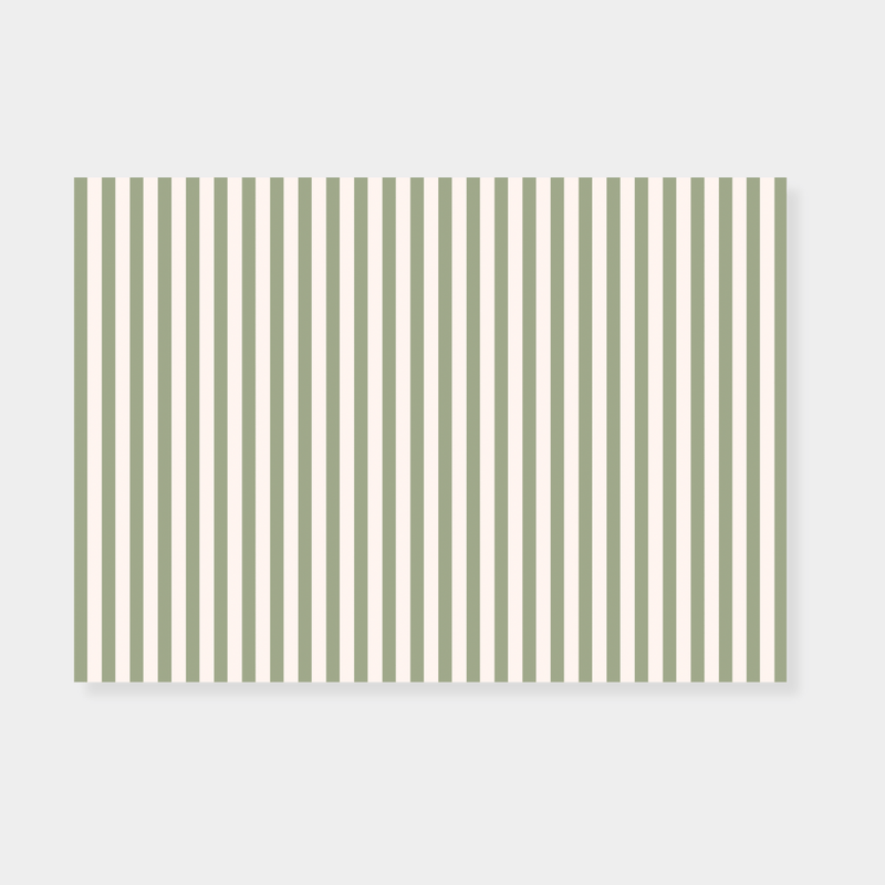 norsuSTUDIO Gift Wrapping norsu Wrapping Paper Olive Stripe
