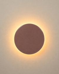 Robert Gordon Backlit Disc Wall Light, Dusty Rose - only at norsu