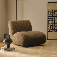 Twill Swivel Chair styled