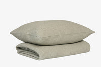 Eadie Lifestyle Ease Quilted Bed Cover Set - White/Pistachio