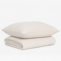 Eadie Lifestyle Ease Quilted Bed Cover Set - White/White
