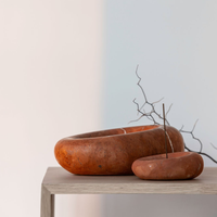 CoTheory Eclipse Sculpted Dish & Incense Holder - Rosso Alicante