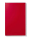 Red magnetic storyboard with powder coated finish, compatible with Mustard Made lockers, designed for versatile wall mounting and planning.