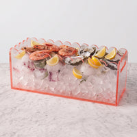 norsu STUDIO The Entertainer - Perspex Scalloped Drinks Bucket – Ochre