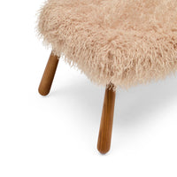 Frankie ottoman ash leg detail
