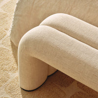 Zara Ottoman Ivory in a living space