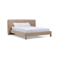 Dalia Bed Mocha side angle