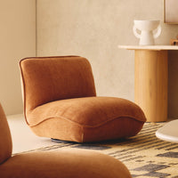 Emmett Swivel Chair styled