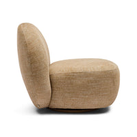 Liora Swivel Chair Oat side view