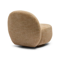 Liora Swivel Chair Oat back view